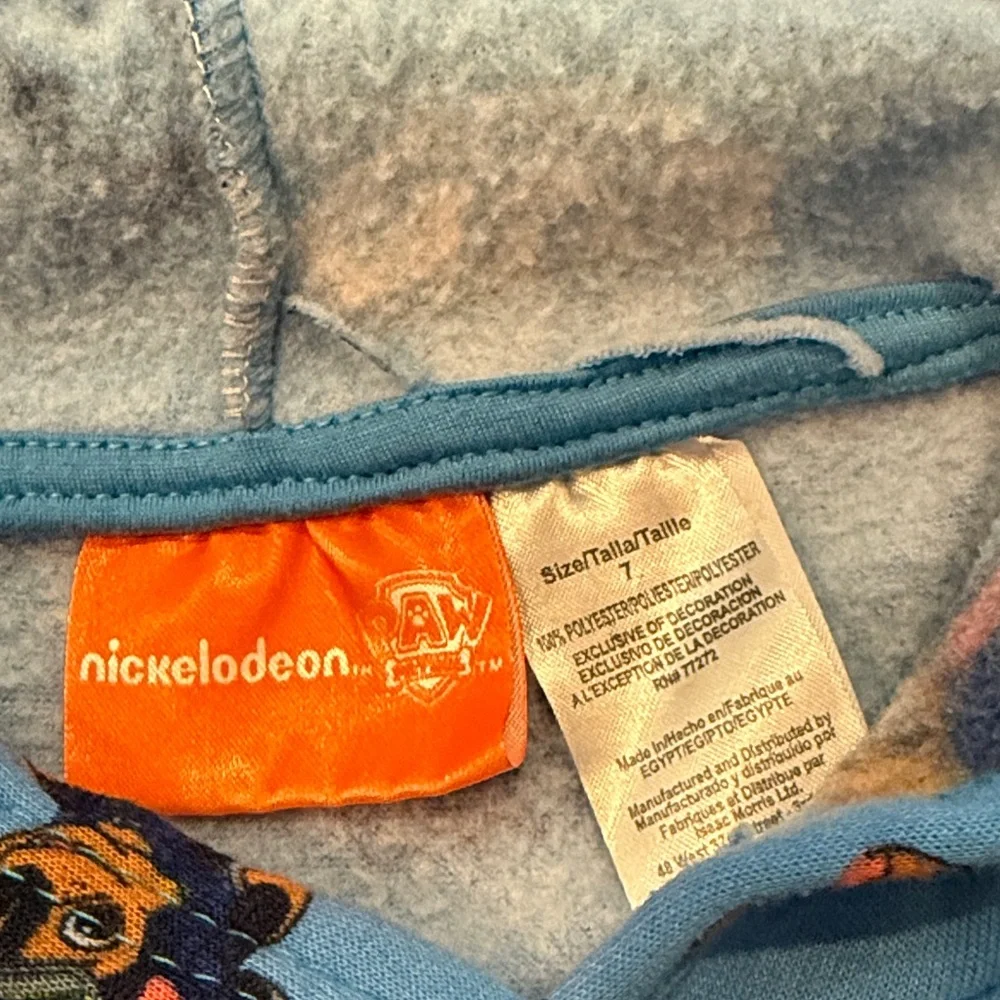 Paw Patrol Sky Blue Hoodie with Character Prints - Picture 2 of 3